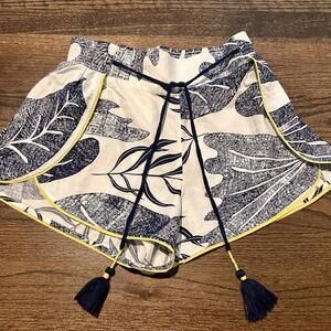 Anthropologie Camille Cabanes Botanical Pajama Shorts XS